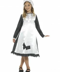 Fun Place Victorian Maid Costume, Blue & White