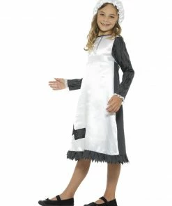 Fun Place Victorian Maid Costume, Blue & White 7 Fun Place Victorian Maid Costume, Blue & White