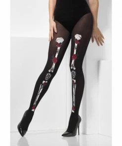 Fun Place Opaque Day Of The Dead Tights