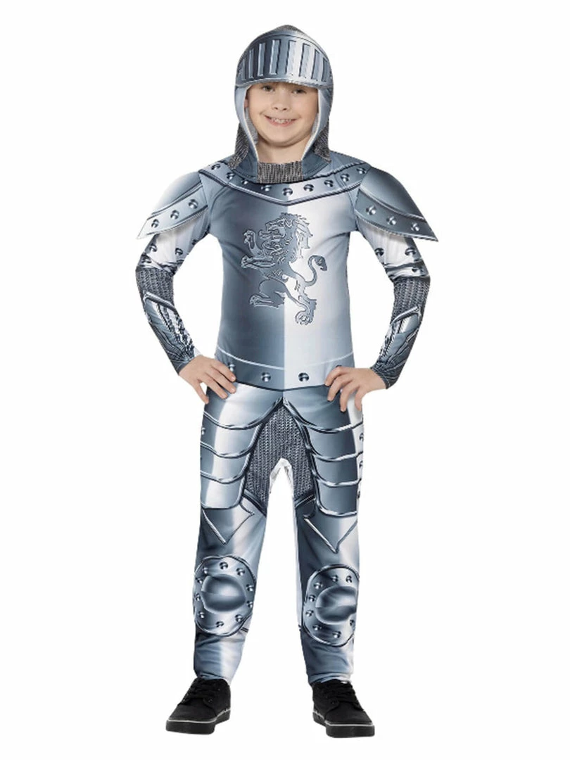 Fun Place Deluxe Armoured Knight Costume, Grey Costumes & Characters 4 Fun Place Deluxe Armoured Knight Costume, Grey Costumes & Characters