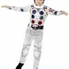 Fun Place Costumes & Characters Deluxe Spaceman Costume, White 1 Fun Place Costumes & Characters Deluxe Spaceman Costume, White