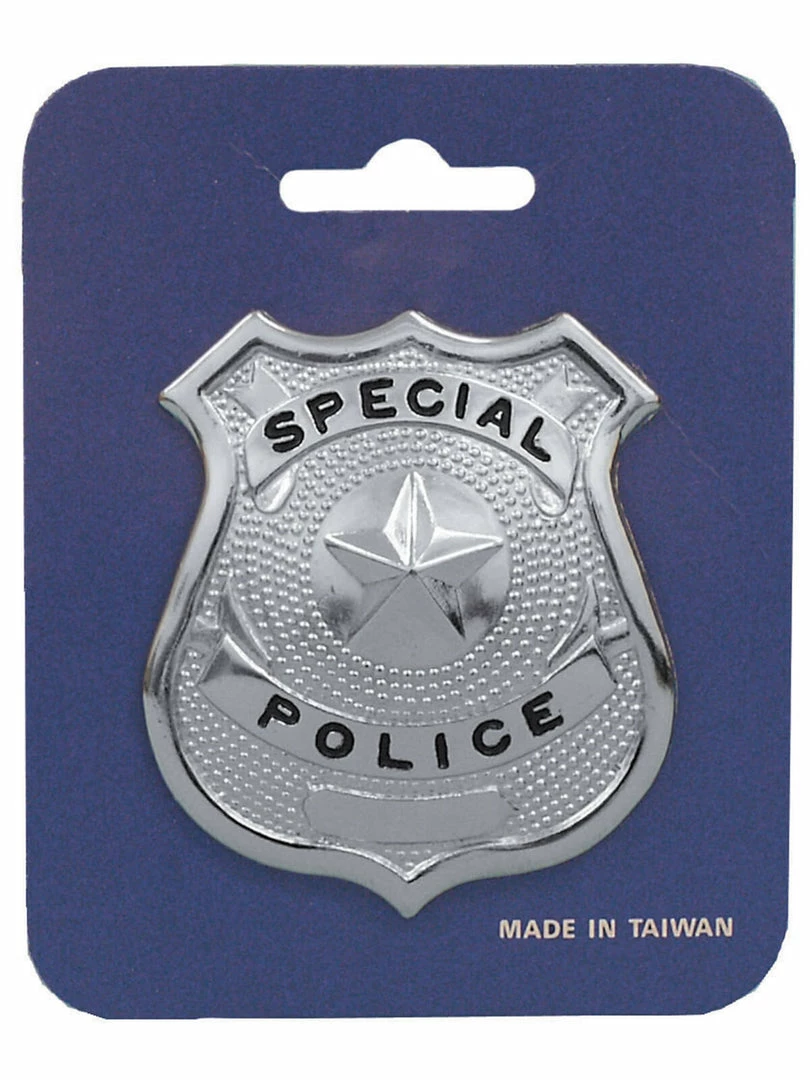 Fun Place Accessories Metal Police Badge 3 Fun Place Accessories Metal Police Badge