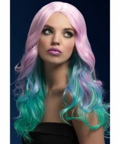 Fun Place Fever Khloe Wig, Rainbow