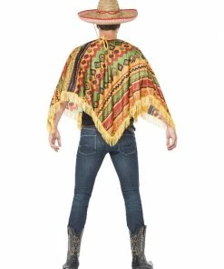 Fun Place Poncho & Moustache, Orange