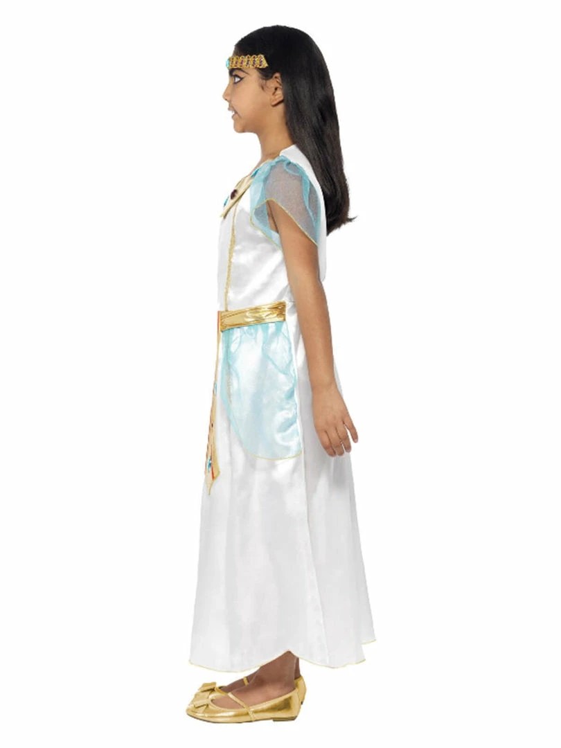 Fun Place Costumes & Characters Deluxe Cleopatra Girl Costume, White 6 Fun Place Costumes & Characters Deluxe Cleopatra Girl Costume, White