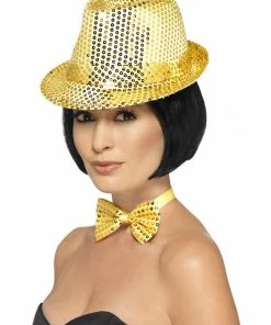 Fun Place Sequin Trilby Hat Cosplay