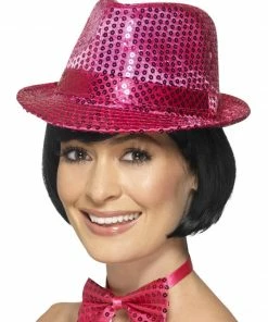 Fun Place Sequin Trilby Hat Cosplay
