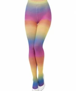 Fun Place Opaque Tights, Rainbow