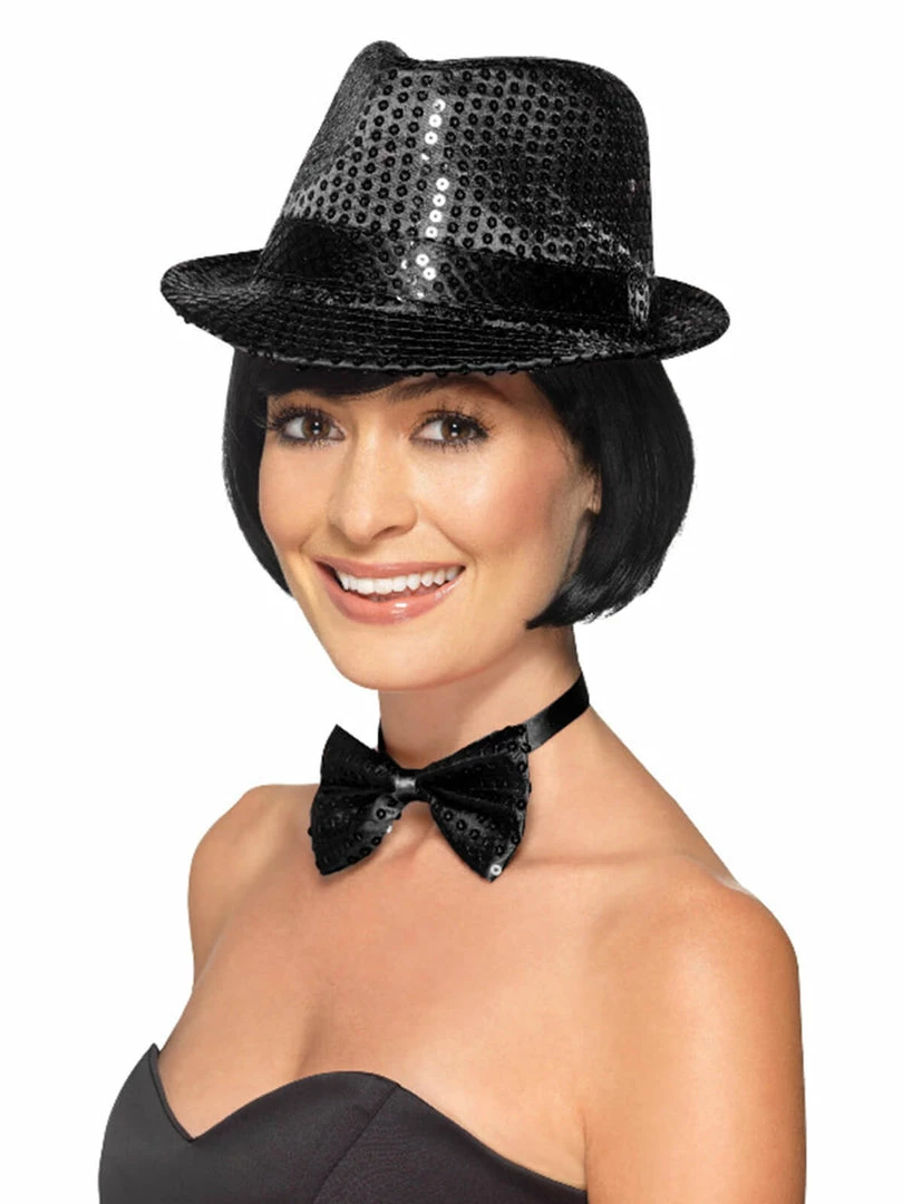 Fun Place Sequin Trilby Hat Cosplay 3 Fun Place Sequin Trilby Hat Cosplay
