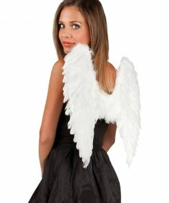 Fun Place White Feather Angel Wings 50x50cm (Foldable) Festivals