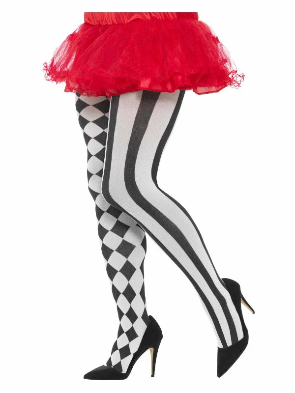 Fun Place Cosplay Harlequin Tights, Plus Size 3 Fun Place Cosplay Harlequin Tights, Plus Size