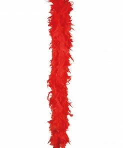 Fun Place Red 1.8m Feather Boa (50g) Decades & Eras