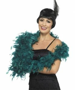 Fun Place Decades & Eras Deluxe Boa, Teal