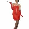 Fun Place Flapper Dress - Red Decades & Eras