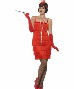Fun Place Flapper Dress - Red Decades & Eras