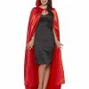Fun Place Satin Hooded Cape 1 Fun Place Satin Hooded Cape