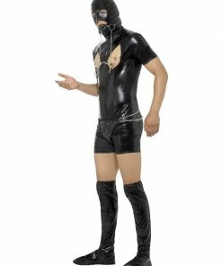 Fun Place Costumes & Characters Bondage Gimp Costume With Bodysuit
