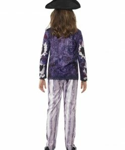 Fun Place Costumes & Characters Deluxe Jolly Rotten Pirate Girl Costume, Blue