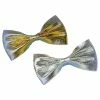 Fun Place Accessories Gold And Silver Lurex Bow Tie 2 Fun Place Accessories Gold And Silver Lurex Bow Tie