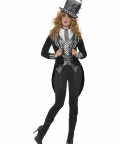 Fun Place Costumes & Characters Deluxe Dark Miss Hatter Costume