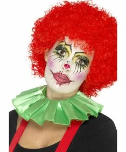 Fun Place Accessories Clown Neck Ruffle - Green