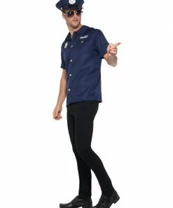 Fun Place US Cop Costume, Navy
