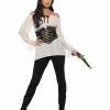 Fun Place Deluxe Pirate Shirt, Ladies, Ivory