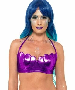 Fun Place Mermaid Shell Bikini Bra Top