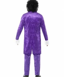 Fun Place Costumes & Characters 80s Purple Musician Costume