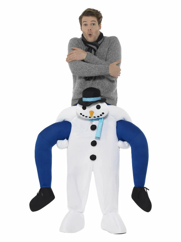 Fun Place Piggyback Snowman Costume 3 Fun Place Piggyback Snowman Costume