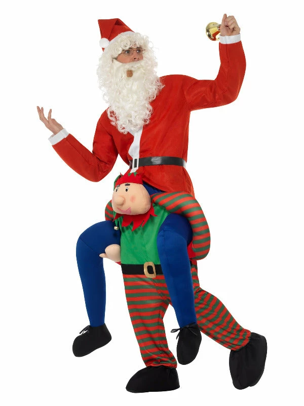 Fun Place Piggyback Elf Costume 4 Fun Place Piggyback Elf Costume