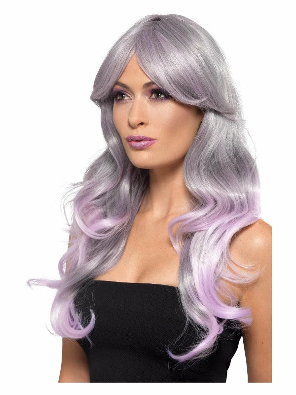 Fun Place Fashion Ombre Wig, Wavy, Long & Pastel Pink Cosplay 3 Fun Place Fashion Ombre Wig, Wavy, Long & Pastel Pink Cosplay