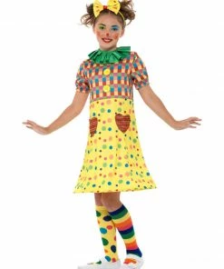 Fun Place Girls Clown Costume, Multi-Coloured Costumes & Characters
