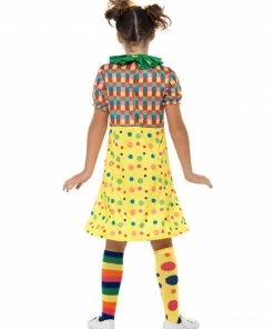 Fun Place Girls Clown Costume, Multi-Coloured Costumes & Characters