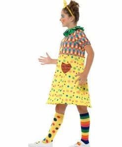 Fun Place Girls Clown Costume, Multi-Coloured Costumes & Characters
