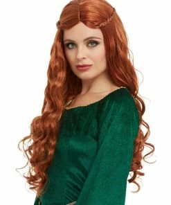 Fun Place Medieval Princess Wig, Auburn