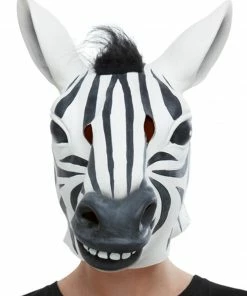 Fun Place Zebra Latex Mask