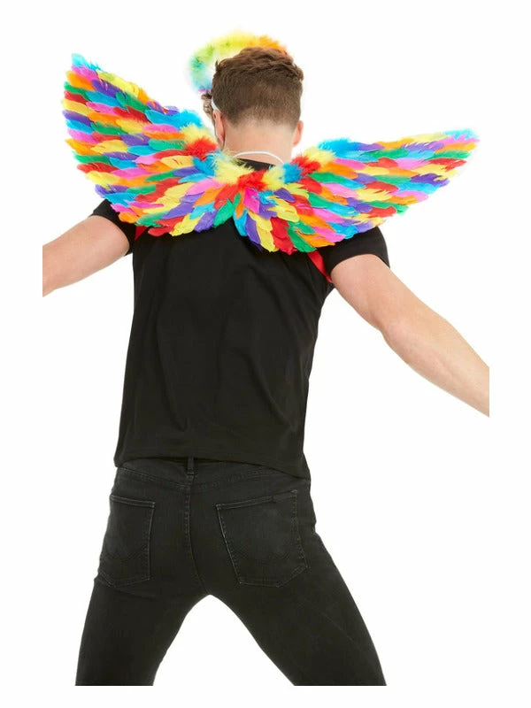 Fun Place Festivals Rainbow Feather Wings 4 Fun Place Festivals Rainbow Feather Wings