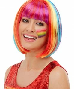 Fun Place Rainbow Bob Wig Cosplay