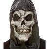 Fun Place Masks Hooded Skeleton Latex Mask