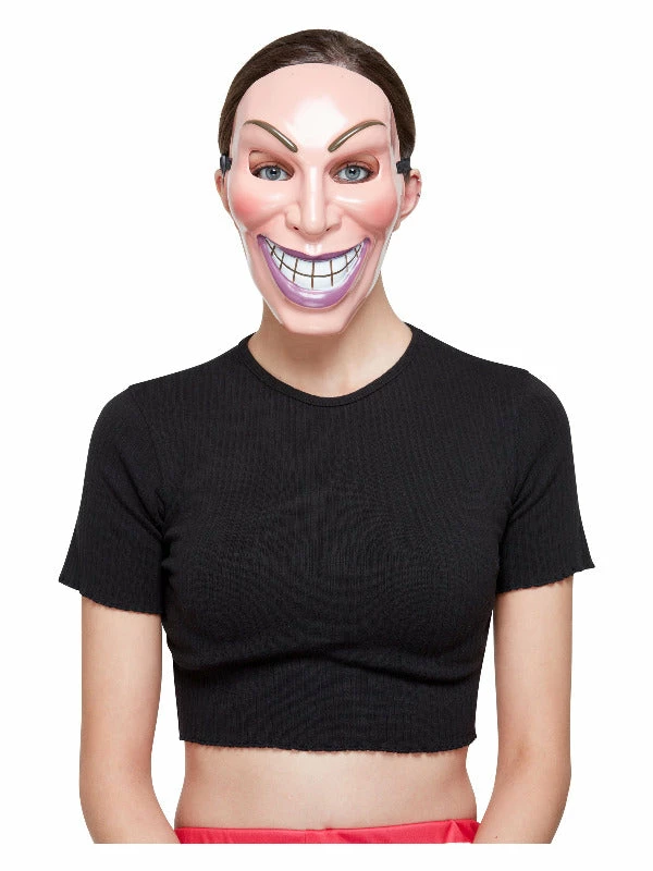 Fun Place Masks Smiler Mask, Female, 3 Fun Place Masks Smiler Mask, Female,