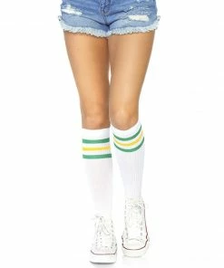 Fun Place Athletic Striped Knee Highs Cosplay