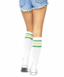 Fun Place Athletic Striped Knee Highs Cosplay