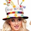 Fun Place Wigs & Hats Rainbow Happy Birthday Cake Hat
