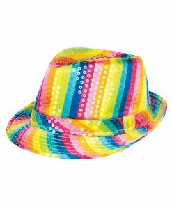 Fun Place Festivals Rainbow Popstar Hat