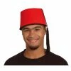 Fun Place Around The World Red Felt Fez W/Tassel