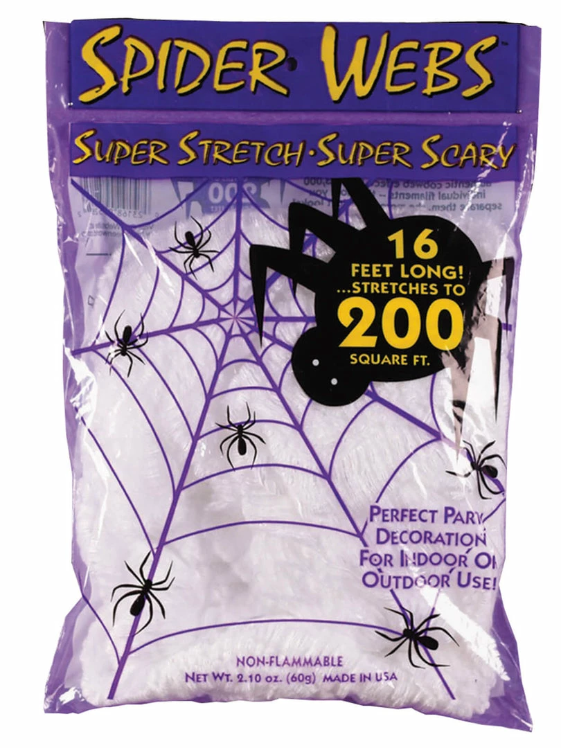 Fun Place White Super Stretch Web 60grm Gifts, Jokes & Party Wear 3 Fun Place White Super Stretch Web 60grm Gifts, Jokes & Party Wear