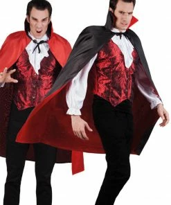 Fun Place Black/Red Reversible Cape (120cm) Accessories