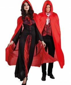 Fun Place Accessories Red Hooded Cape (180cm)