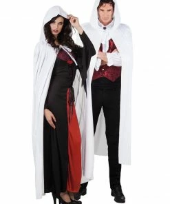 Fun Place Accessories White Hooded Cape (180cm)